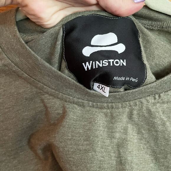 Winston Green Long Sleeve T-Shirt Men’s Big and Tall 4XL - Picture 3 of 6